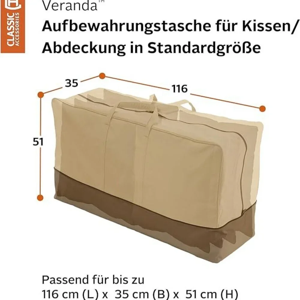 Patio Cushion Storage Bag EUC